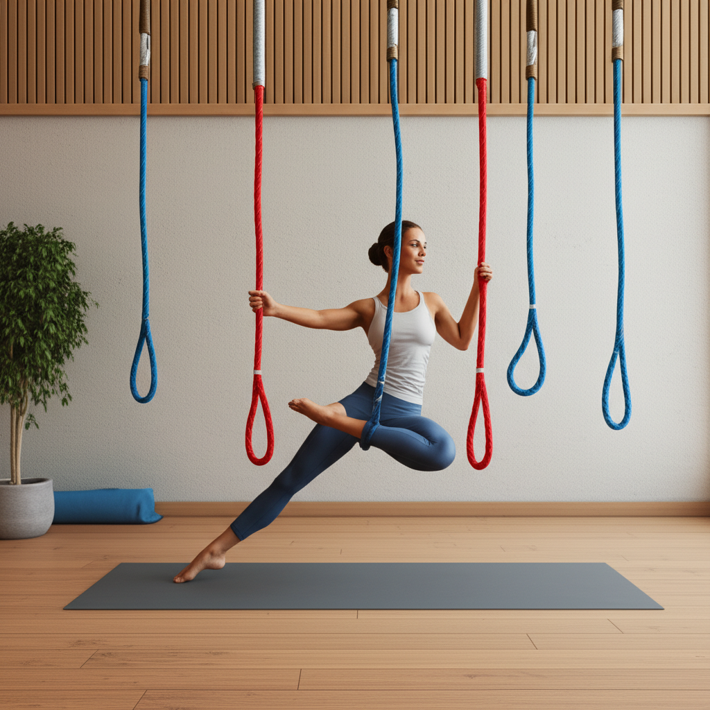 “Unlocking Healing and Strength: The Modern Magic of Rope Wall Yoga”